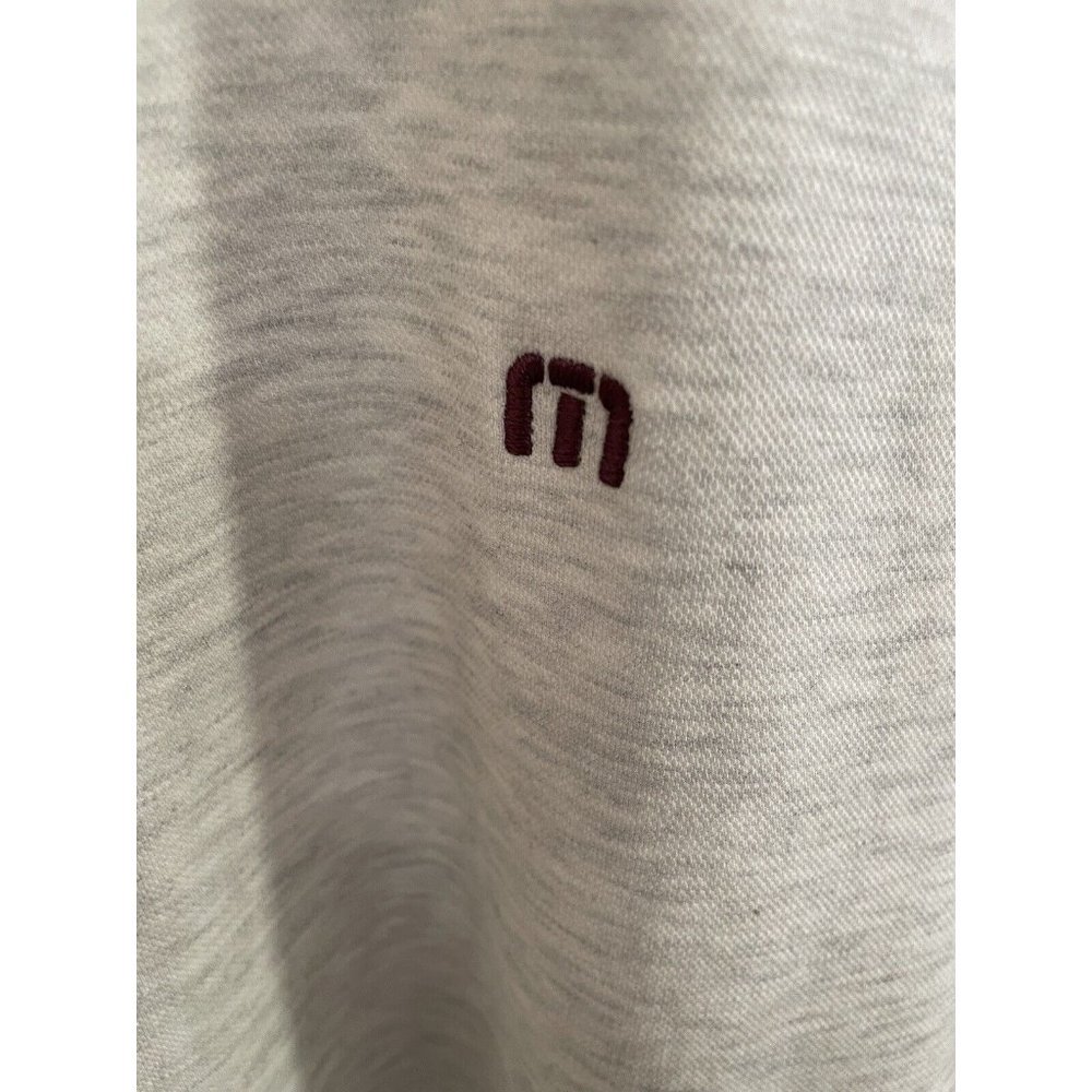 Travis Mathew Casual Gray Short Sleeve Polo Shirt Men's Size M - Picture 4 of 8